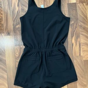 Athleta Girl Black Romper size M: 8/10. Like new.